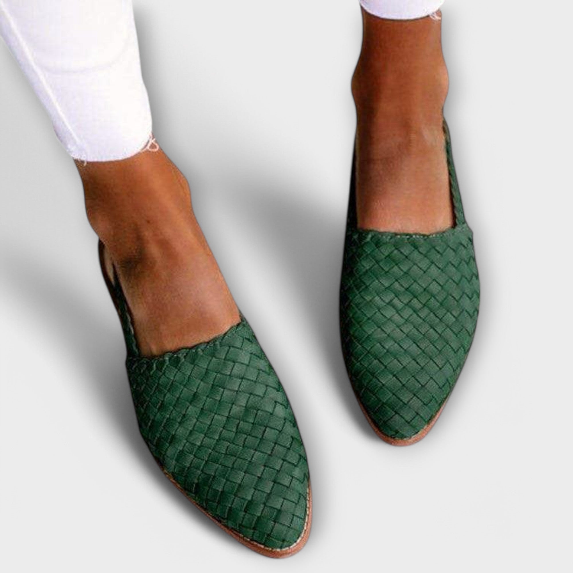 Liesel - Mules en cuir tressé