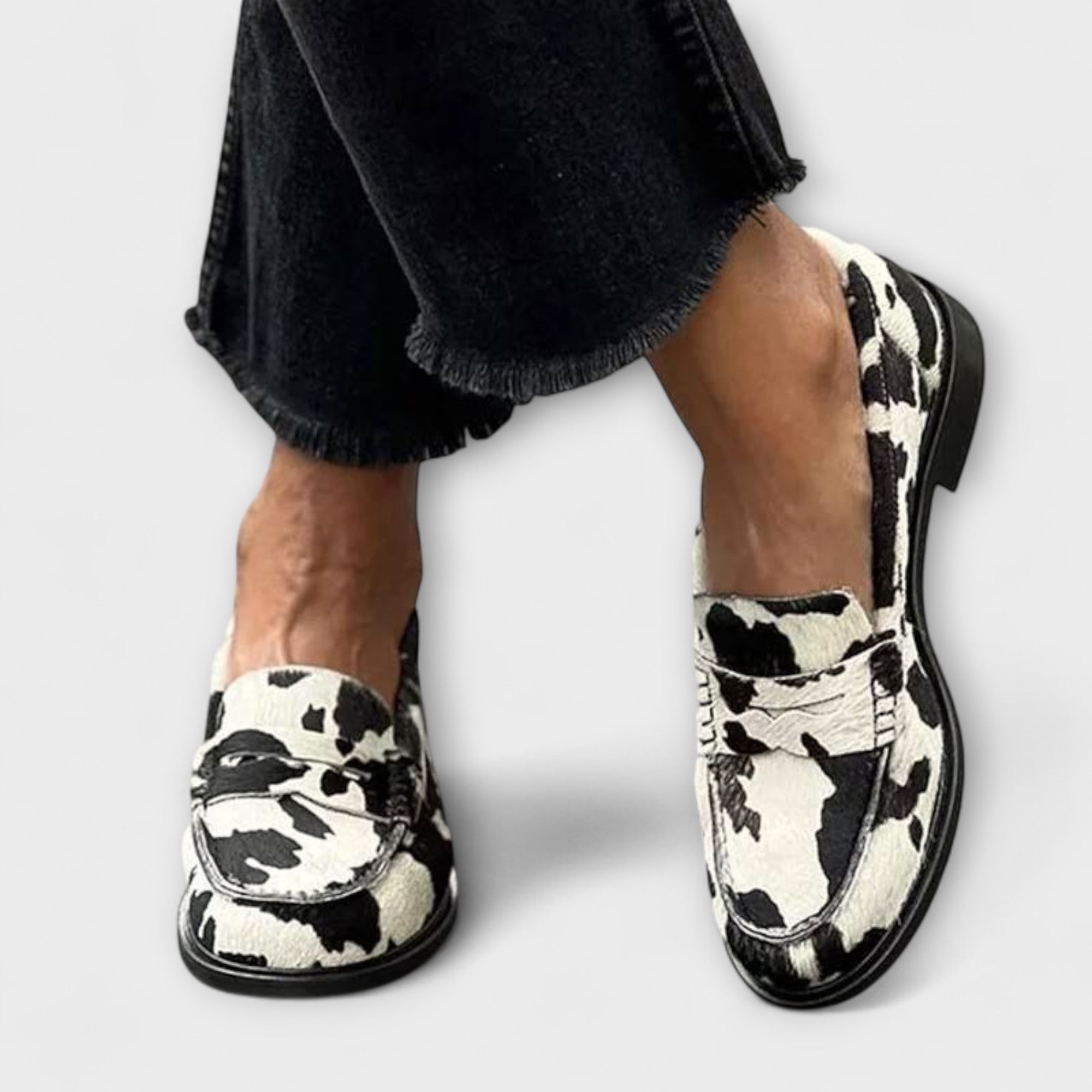 Mocassins en cuir de vachette Walburga