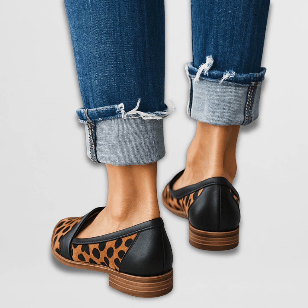 Helga - Pantoufles en daim souple