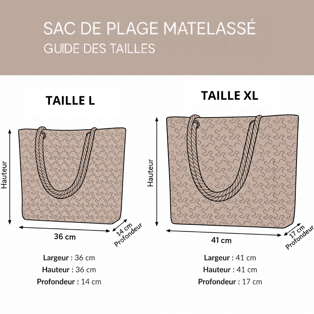 Sac de Plage Fait Main | Patchwork Marin
