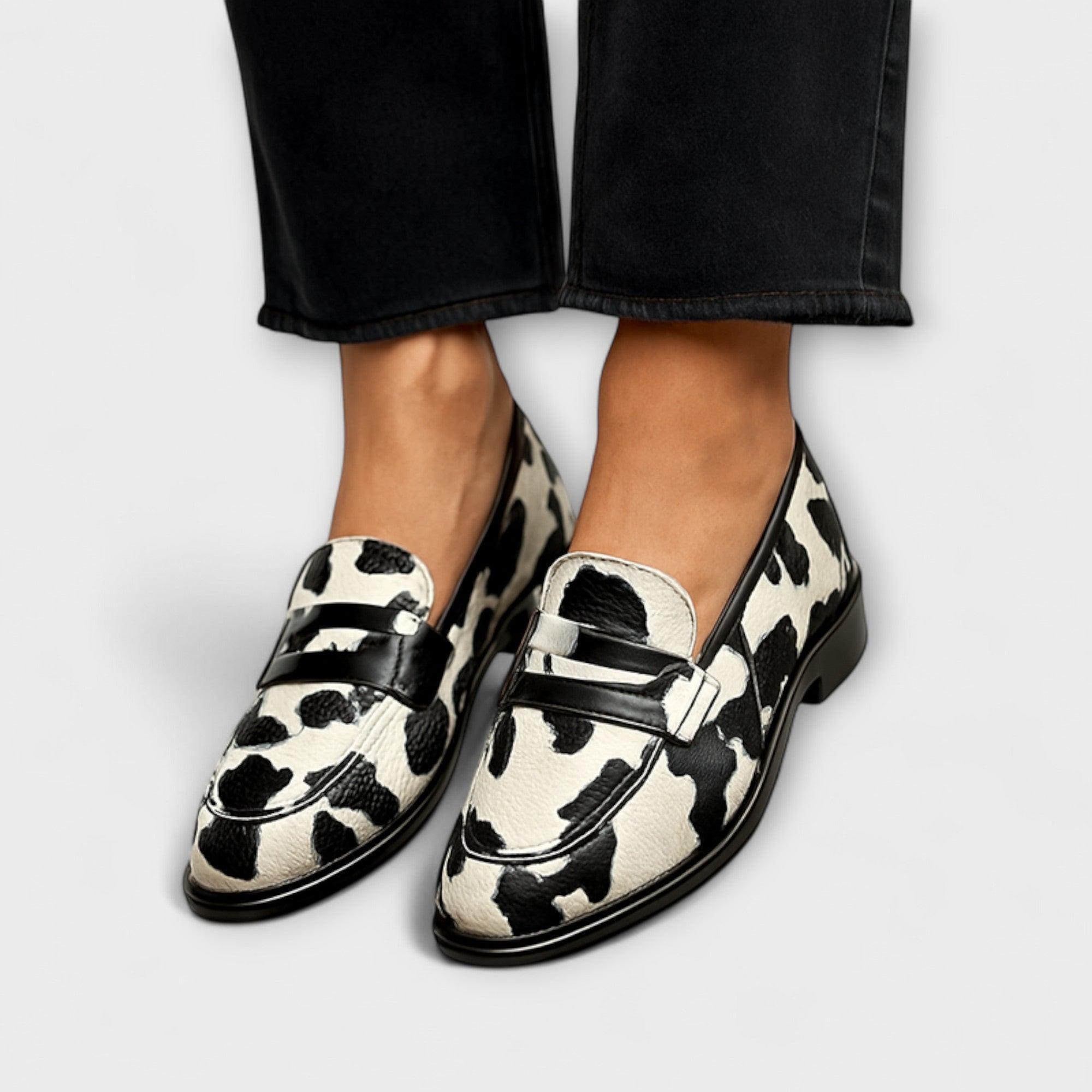 Mocassins en cuir de vachette Walburga