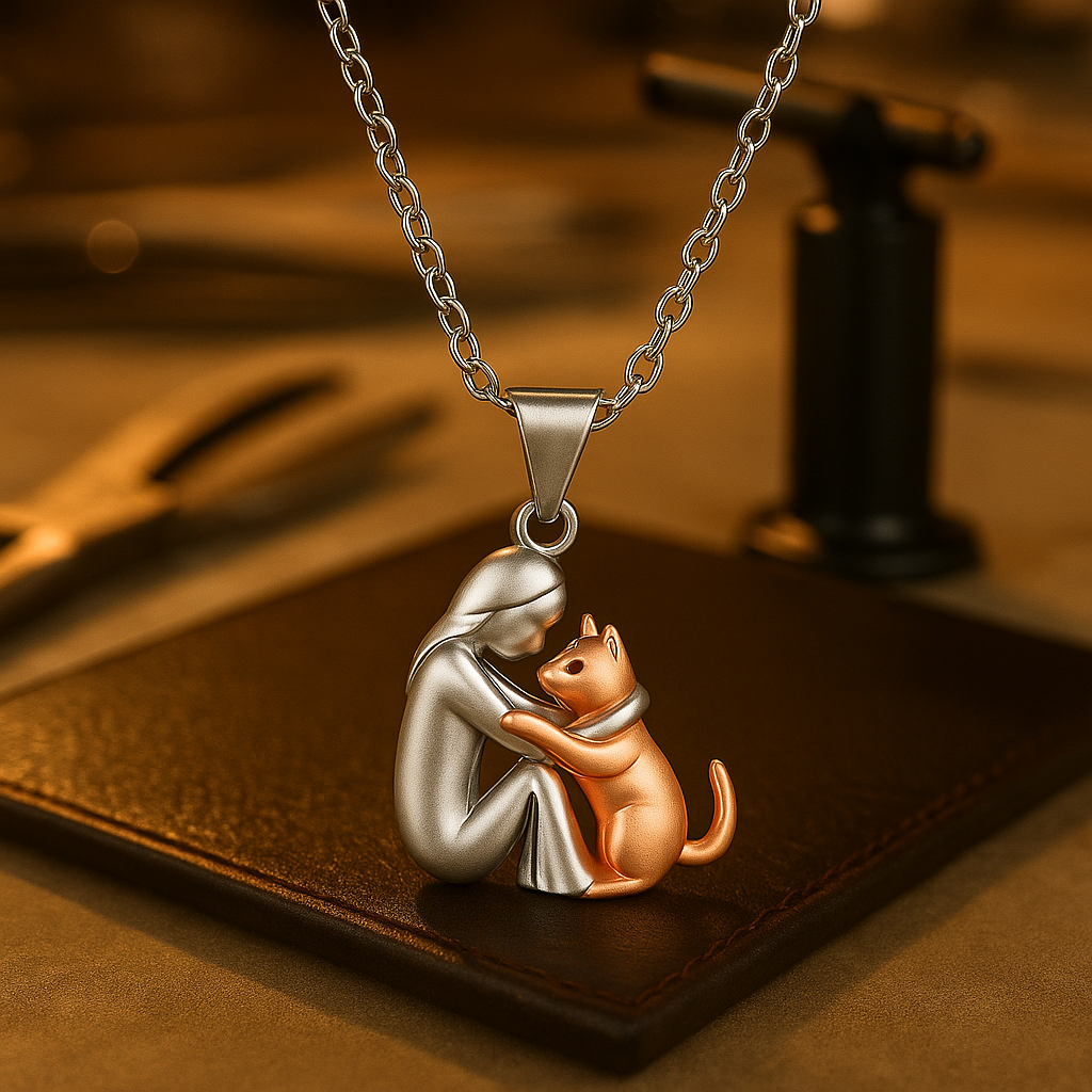 Collier de Clara - Étreinte de Chat